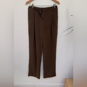 Brown Oversized Trousers